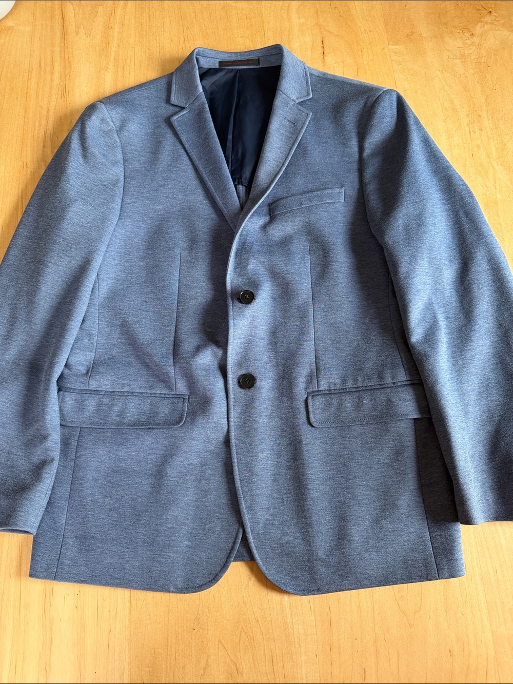 Men's Blue Two-Button Blazer - Classic Tailored Jacket